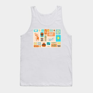 Southwestern Panel - Sand Tank Top